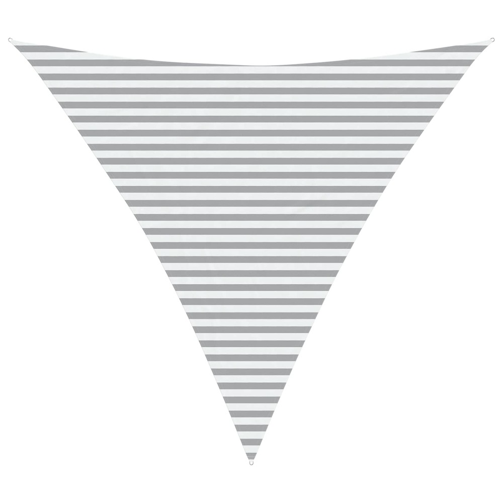 vidaXL Πανί σκιάς Ανοιχτό Γκρι και Λευκό 4,5 x 4,5 x 4,5 m