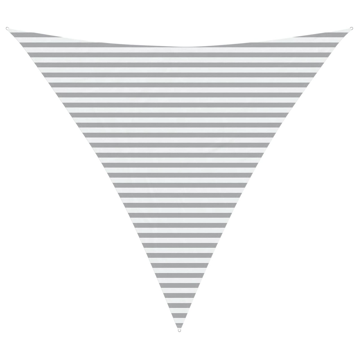 vidaXL Πανί σκιάς Ανοιχτό Γκρι και Λευκό 4,5 x 4,5 x 4,5 m