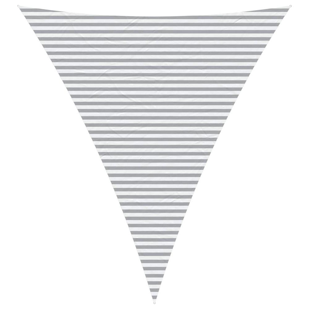 vidaXL Πανί σκιάς Ανοιχτό Γκρι και Λευκό 5 x 6 x 6 m