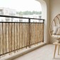 vidaXL Φράχτης Κήπου Καρβουνιασμένο 300 x 100 cm Καλάμι