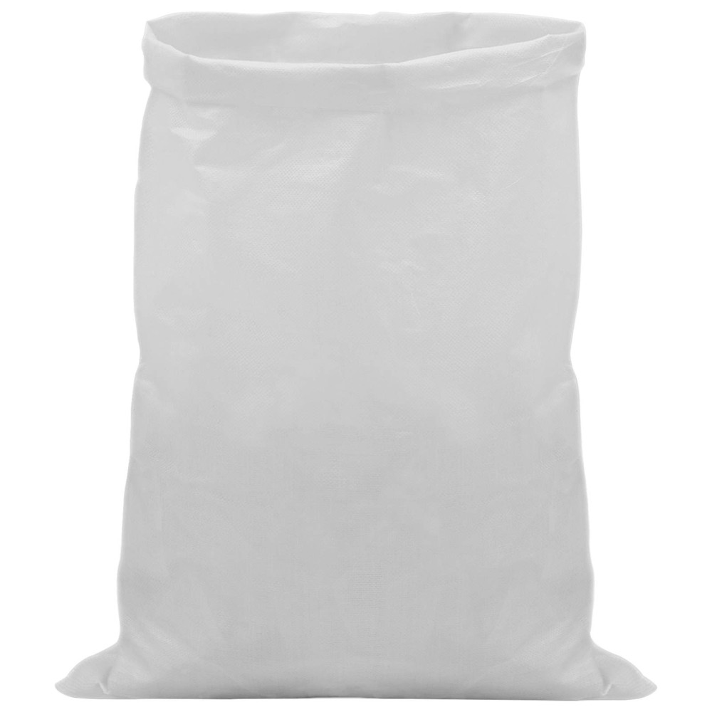 vidaXL Υφασμάτινοι σακίδες 10 τμχ. Λευκό 40 x 60 cm PP