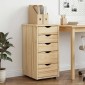 vidaXL Ντουλαπιού Καφέ 34 x 39 x 61,5 εκ Στερεό ξύλο πεύκου
