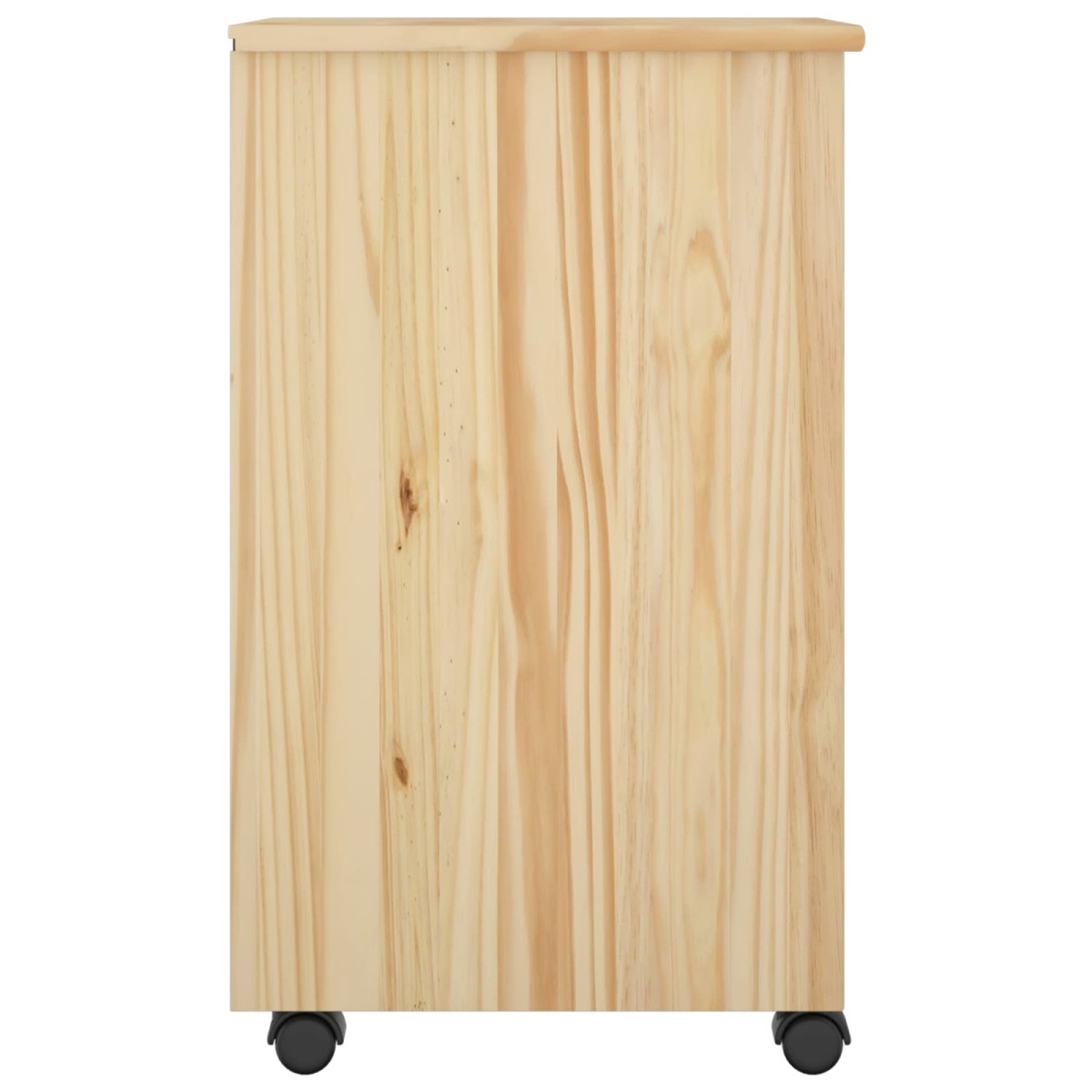 vidaXL Κινητό Ντουλάπι Καφέ 34 x 39 x 65,5 cm Στερεό πεύκο