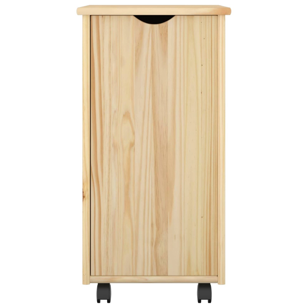 vidaXL Κινητό Ντουλάπι Καφέ 34 x 39 x 65,5 cm Στερεό ξύλο πεύκου
