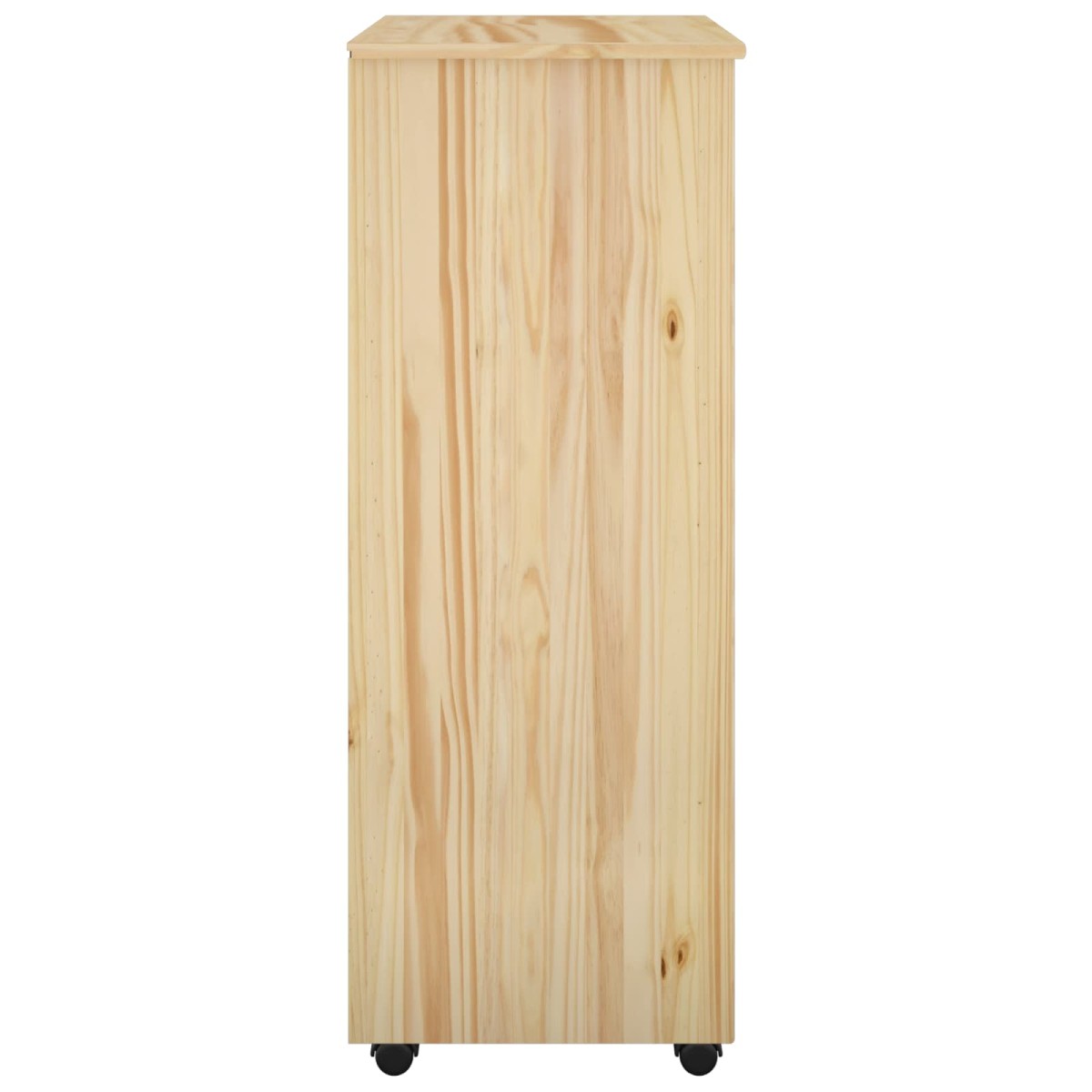 vidaXL Κινητό Ντουλάπι Καφέ 53 x 39 x 103 cm Στερεό ξύλο πεύκου