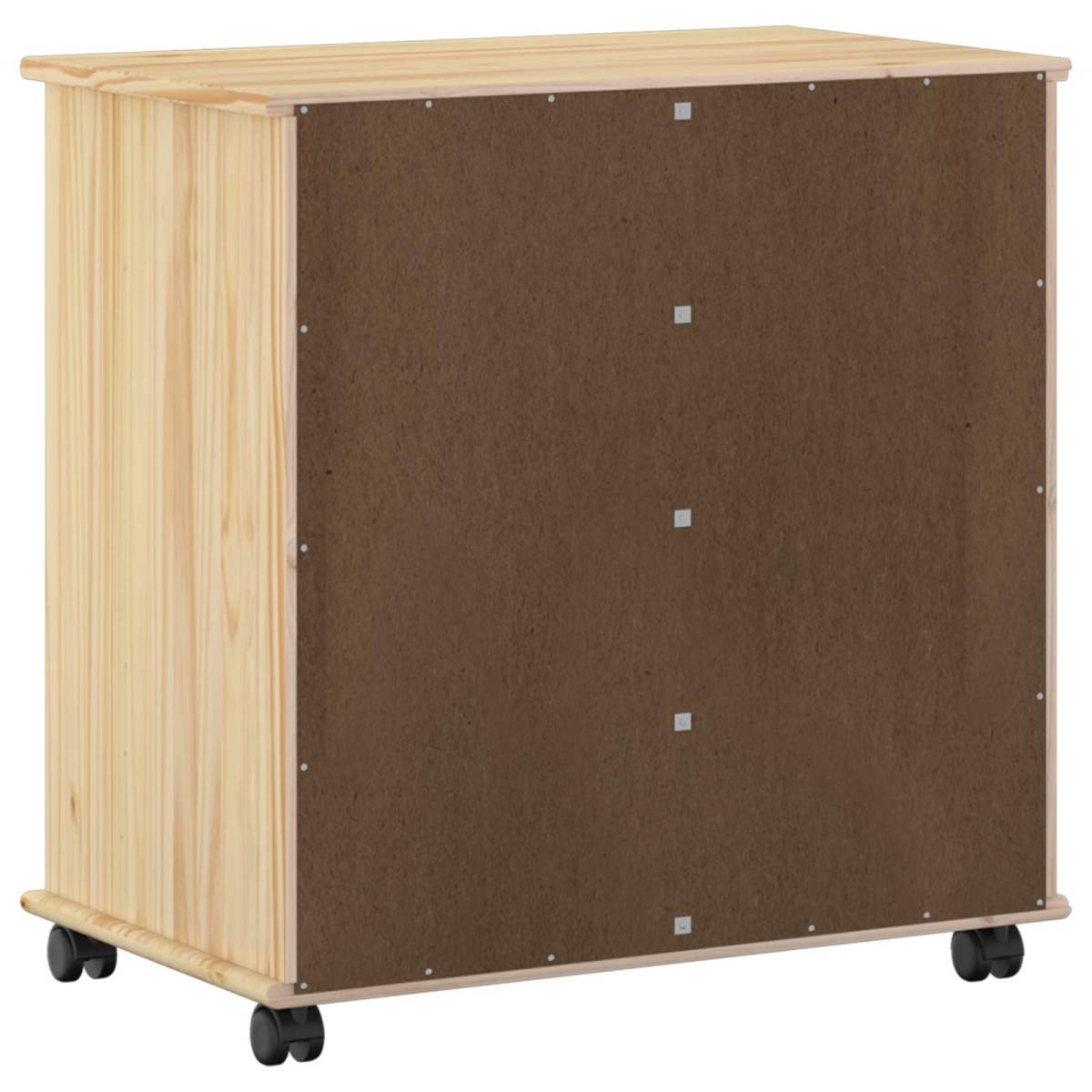 vidaXL Κινητό Ντουλάπι Καφέ 63,5 x 39 x 65,5 εκ Στερεό ξύλο πεύκου