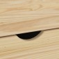 vidaXL Κινητό Ντουλάπι Καφέ 63,5 x 39 x 65,5 εκ Στερεό ξύλο πεύκου