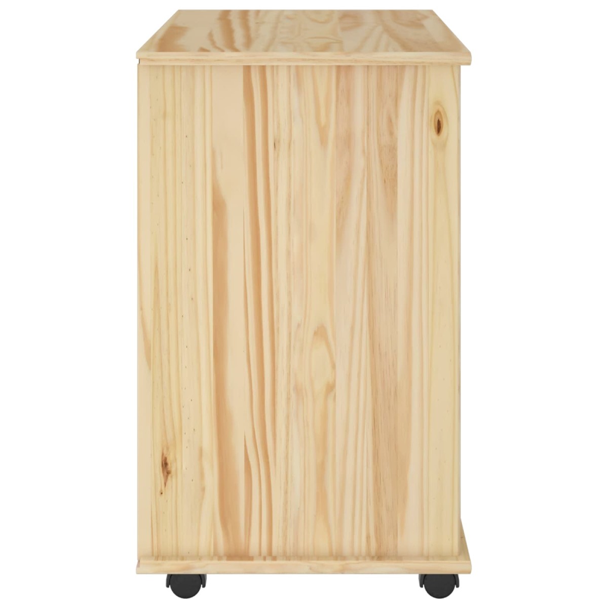 vidaXL Κινητό Ντουλάπι Καφέ 63,5 x 39 x 65,5 εκ. Στερεό ξύλο πεύκου
