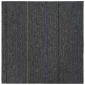 vidaXL Πλακάκι Χαλιού Μέτριο Γκρι με Ρίγες 50 x 50 cm 36 τμχ.