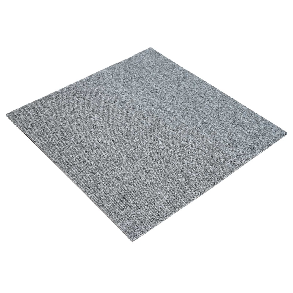vidaXL Πλακάκι Χαλιού Ανοιχτό γκρι 50 x 50 cm 20 τμχ.