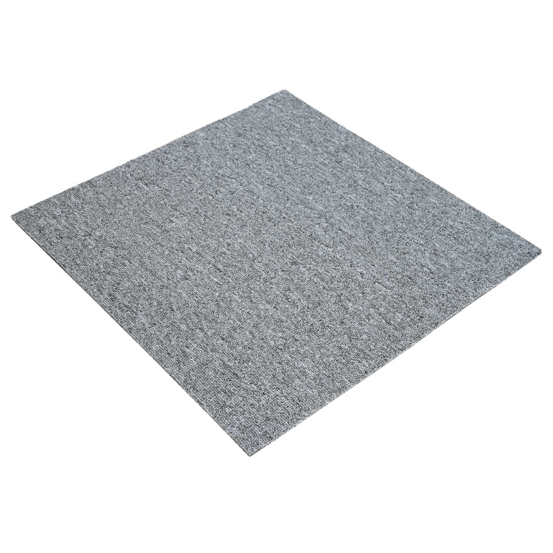 vidaXL Πλακάκι Χαλιού Ανοιχτό γκρι 50 x 50 cm 36 τμχ.