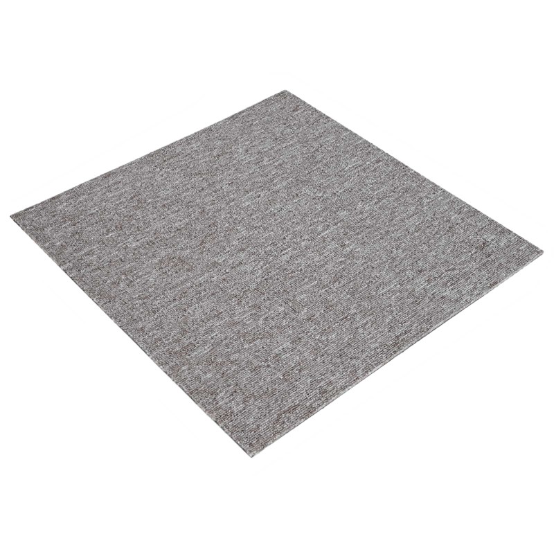 vidaXL Πλακάκι Χαλιού Καφέ 50 x 50 cm 4 τμχ. Πολυπροπυλένιο και Πίσσα