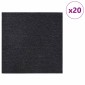 vidaXL Πλακάκι Χαλιού Σκούρο Γκρι 50 x 50 cm 20 τμχ.