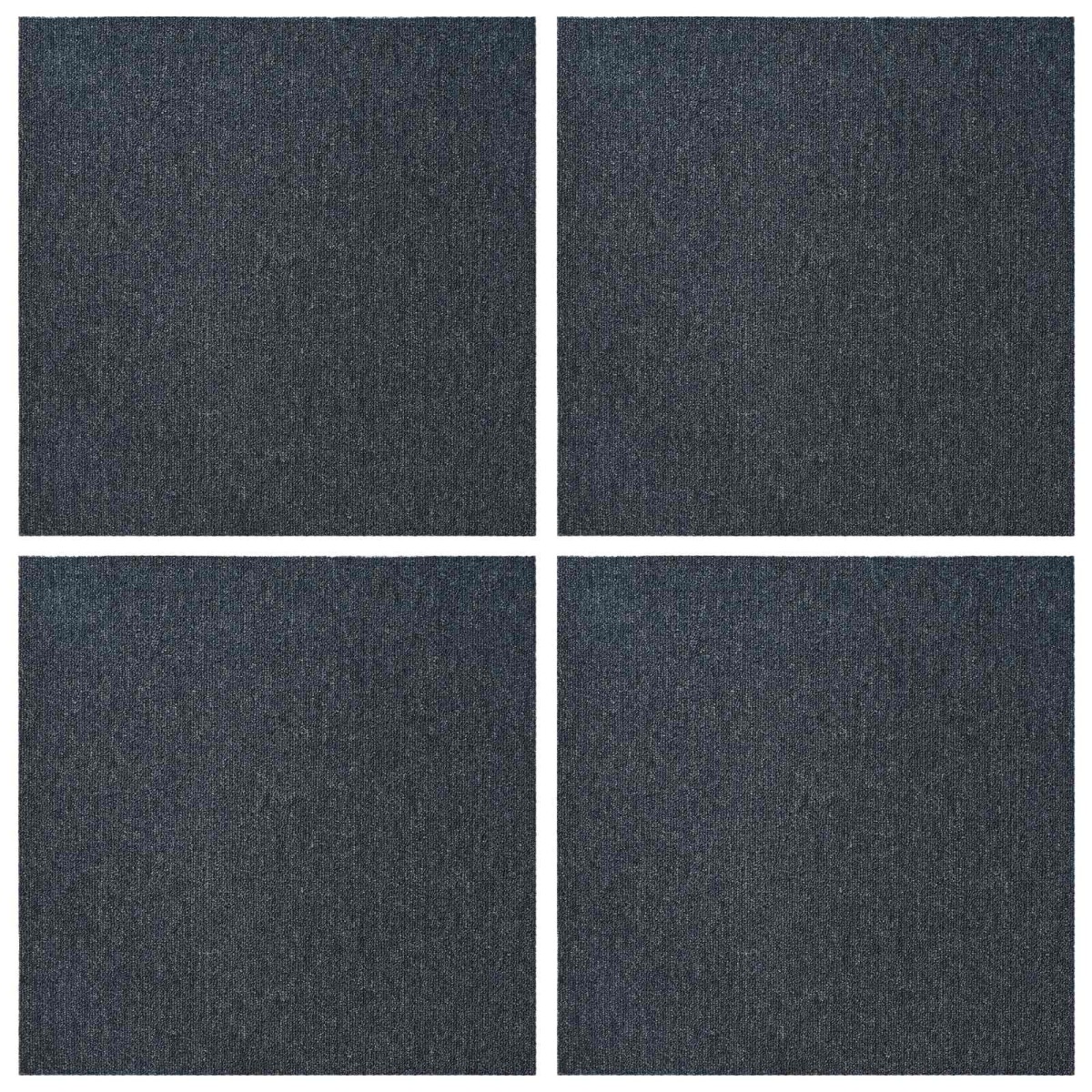 vidaXL Πλακάκι Χαλιού Μπλε Γκρι 50 x 50 cm 4 τμχ.