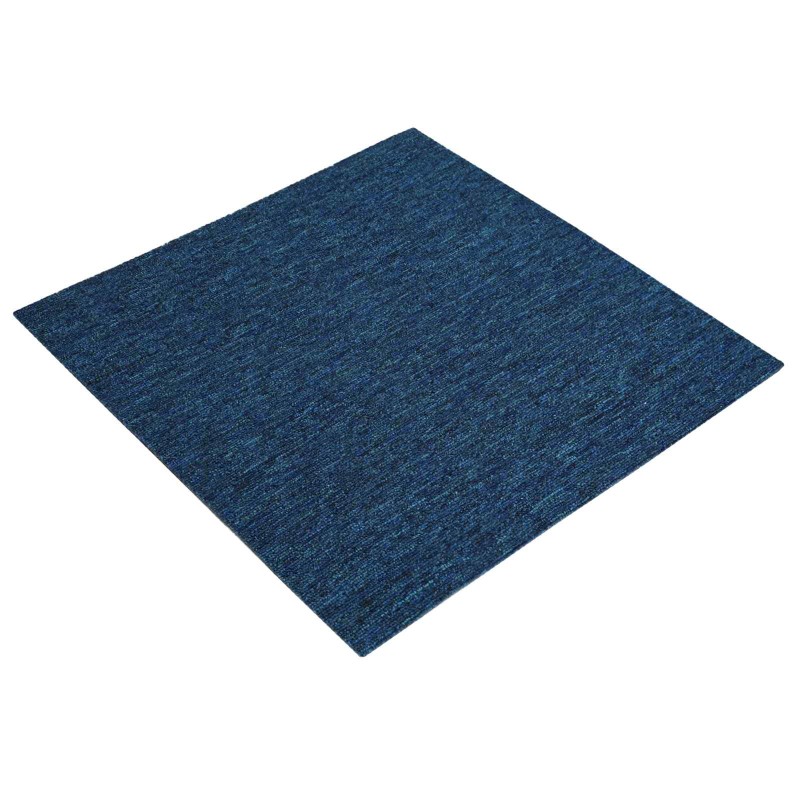 vidaXL Πλακάκι Χαλιού Μπλε 50 x 50 cm 20 τμχ. Πολυπροπυλένιο και Πίσσα