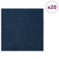 vidaXL Πλακάκι Χαλιού Μπλε 50 x 50 cm 20 τμχ. Πολυπροπυλένιο και Πίσσα