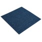 vidaXL Πλακάκι Χαλιού Μπλε 50 x 50 cm 36 τμχ. Πολυπροπυλένιο και Πίσσα