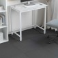 vidaXL Πλακάκι Χαλιού Μεσαίο Γκρι 50 x 50 cm 4 τμχ.