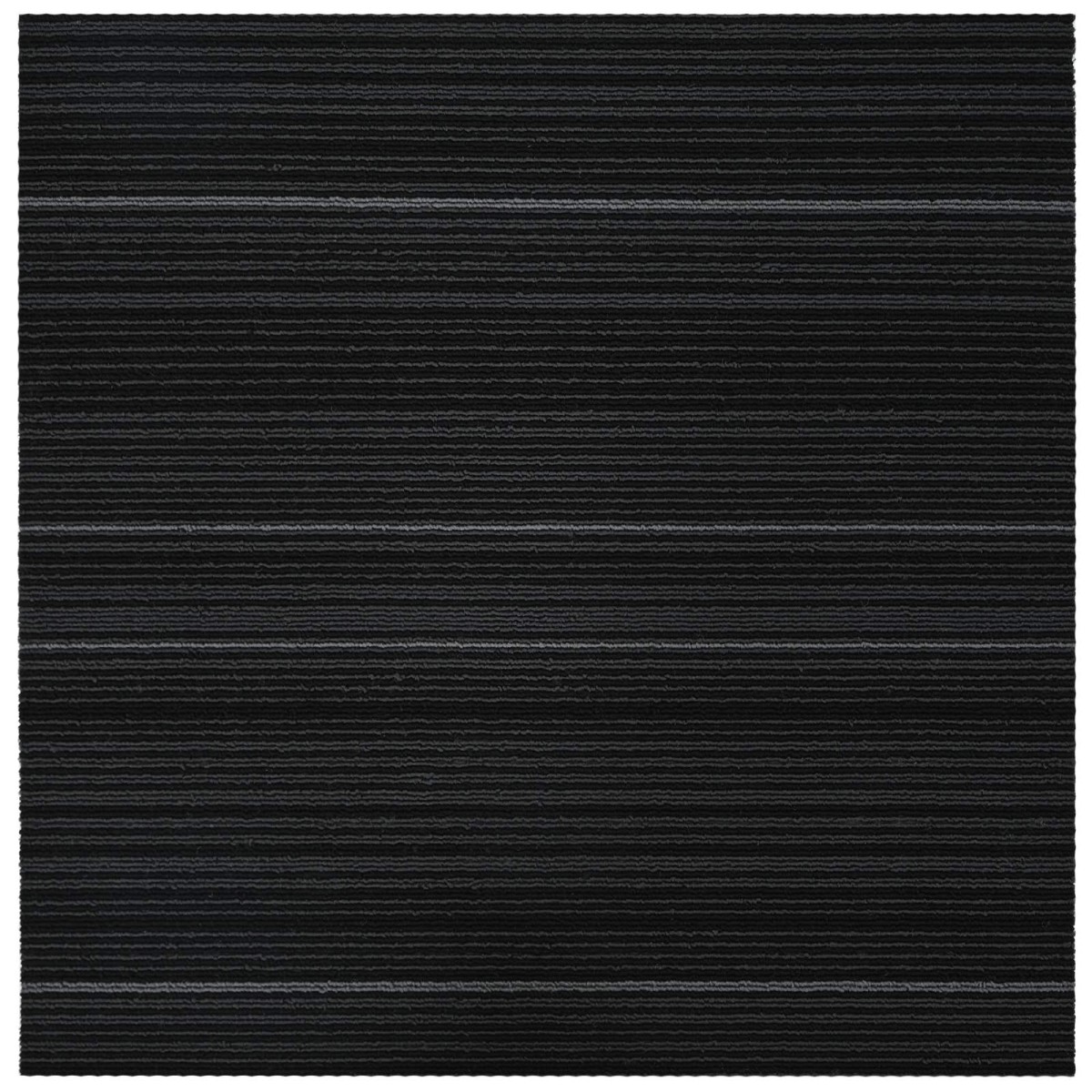 vidaXL Πλακάκι Χαλιού Ριγέ Σκούρο Γκρι 50 x 50 cm 20 τμχ.