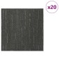 vidaXL Πλακάκι Χαλιού Ριγέ Ανοιχτό Πράσινο 50 x 50 cm 20 τμχ.