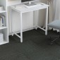 vidaXL Πλακάκι Χαλιού Ριγέ Ανοιχτό Πράσινο 50 x 50 cm 20 τμχ.