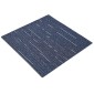 vidaXL Πλακάκι Χαλιού Ραβδωτό Μπλε 50 x 50 cm 36 τμχ.
