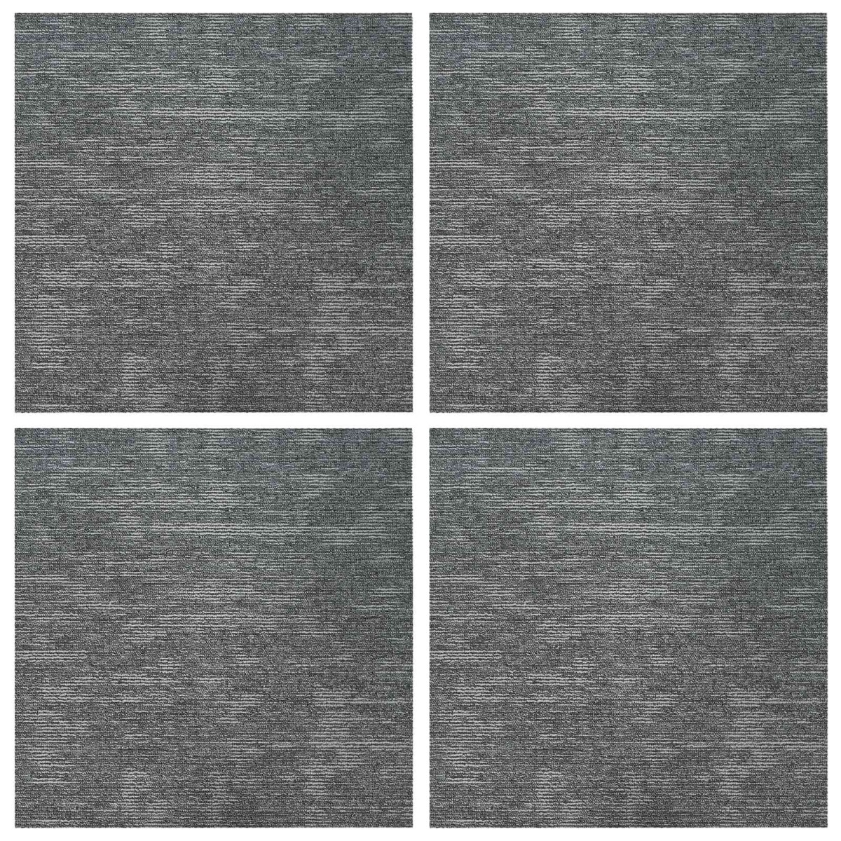 vidaXL Πλακάκι Χαλιού Γκρι Βράχος 50 x 50 cm 4 τμχ.
