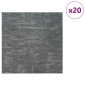 vidaXL Πλακάκι Χαλιού Γκρι Βράχος 50 x 50 cm 20 τμχ.