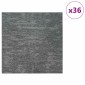 vidaXL Πλακάκι Χαλιού Γκρι Βράχος 50 x 50 cm 36 τμχ.