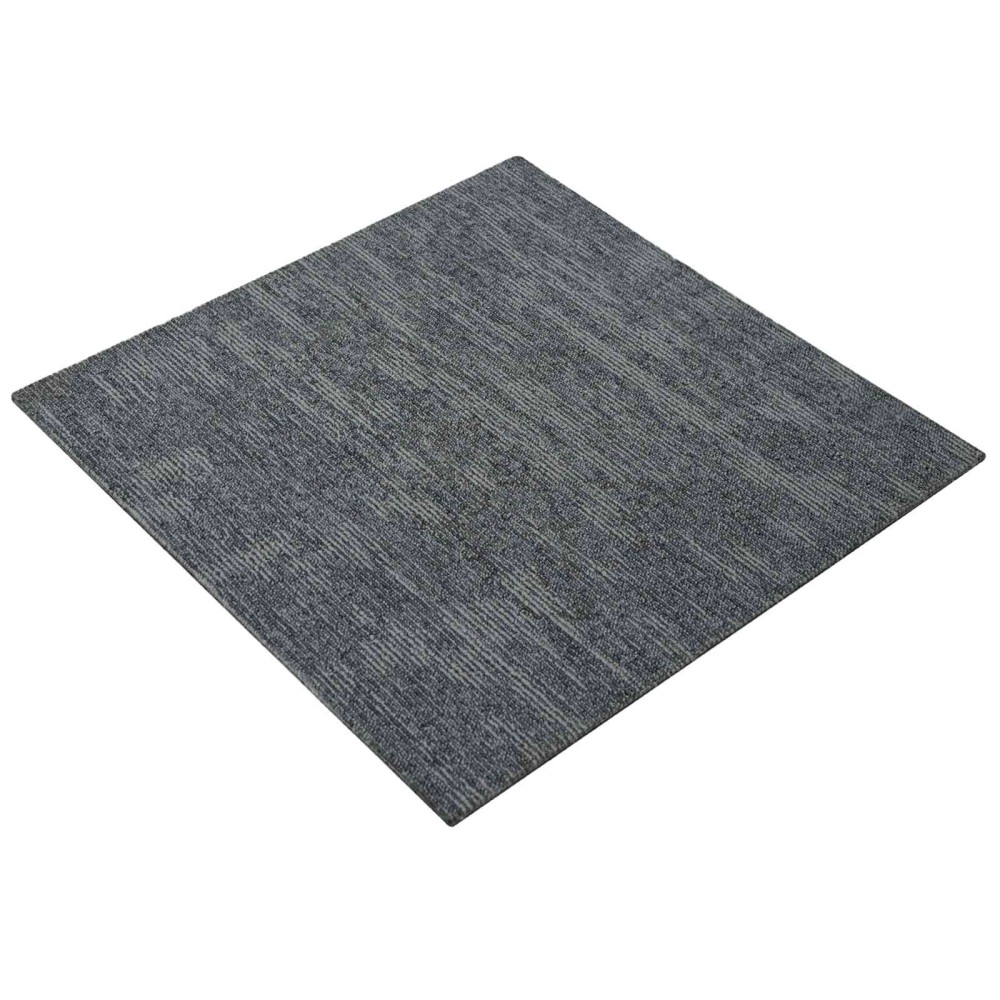 vidaXL Πλακάκι Χαλιού Γαλάζιο Γκρι 50 x 50 cm 4 τμχ.
