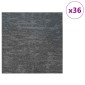 vidaXL Πλακάκι Χαλιού Γαλάζιο Γκρι 50 x 50 cm 36 τμχ.