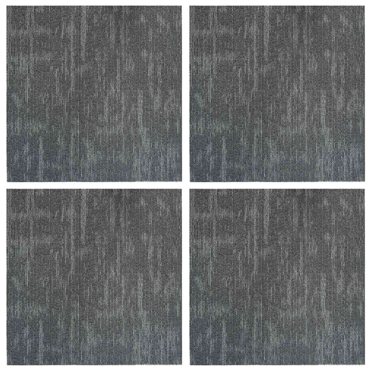 vidaXL Πλακάκι Χαλιού Γκρι Σκυροδέματος 50 x 50 cm 4 τμχ.