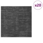 vidaXL Πλακάκι Χαλιού Γκρι Ανθρακί 50 x 50 cm 20 τμχ.