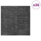 vidaXL Πλακάκι Χαλιού Γκρι Ανθρακί 50 x 50 cm 36 τμχ.