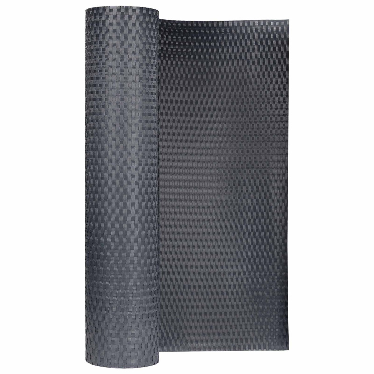 vidaXL Οθόνη Μπαλκονιού Σκούρο Γκρι 600 x 80 cm συνθετικό ρατάν