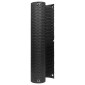 vidaXL Οθόνη Μπαλκονιού με Ενσωμάτωτα Μάτια 600 x 100 cm Μαύρο