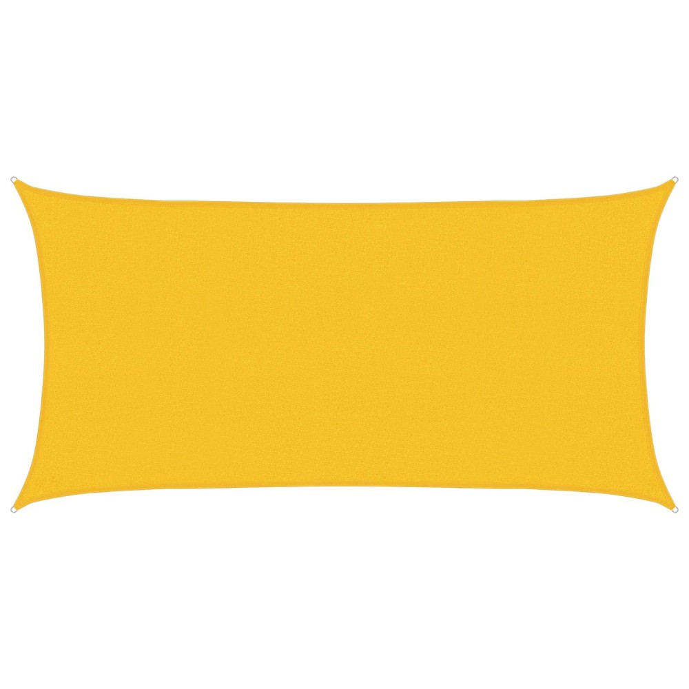 vidaXL Ικανότητα Σκίασης Κίτρινο 2 x 6 m HDPE