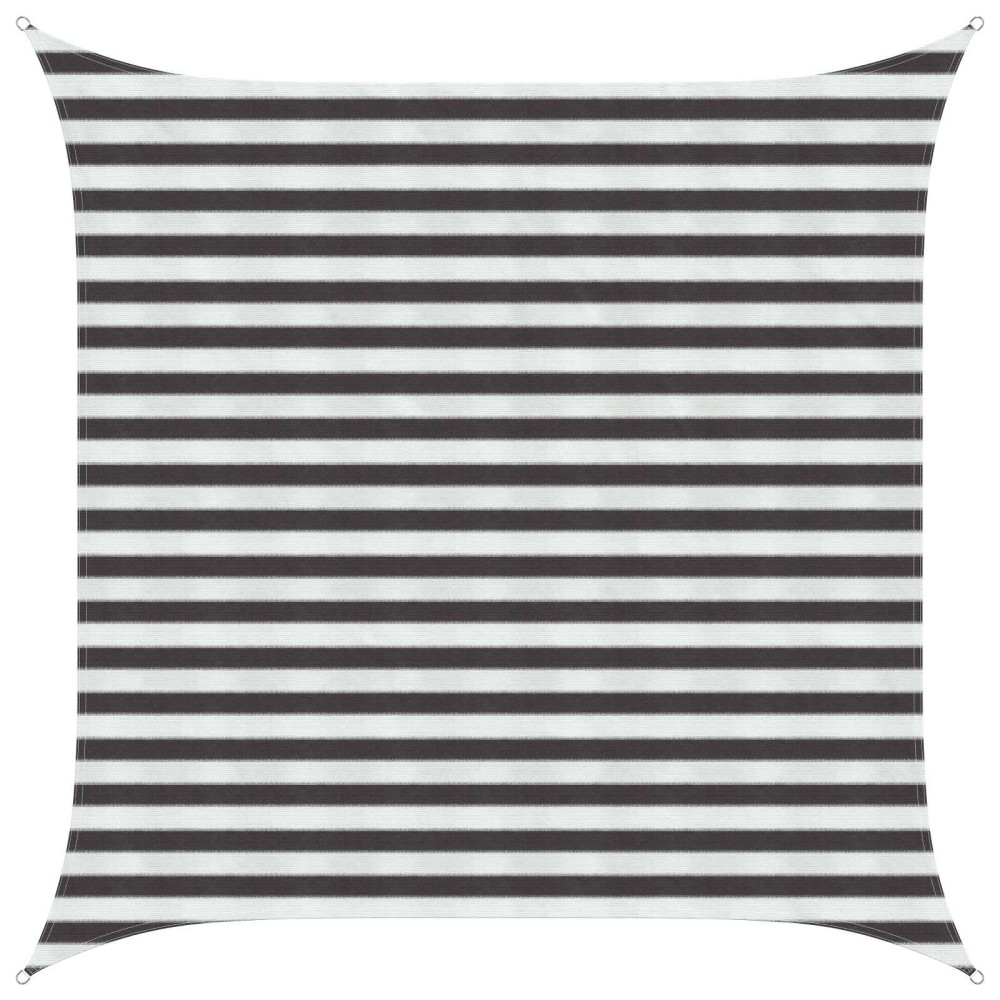 vidaXL Ικανότητα Σκίασης Γκρι και Λευκό 2,5 x 2,5 m HDPE