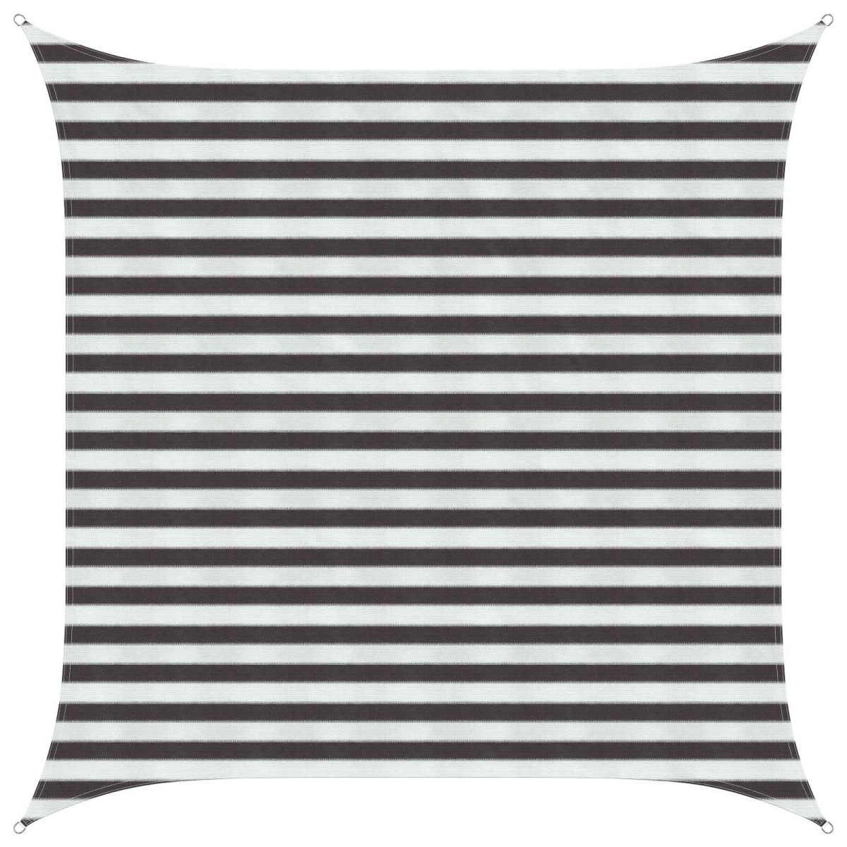 vidaXL Ικανότητα Σκίασης Γκρι και Λευκό 2,5 x 2,5 m HDPE