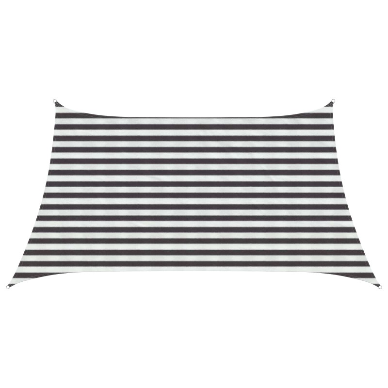 vidaXL Ικανότητα Σκίασης Γκρι και Λευκό 3 / 4 x 2 m HDPE