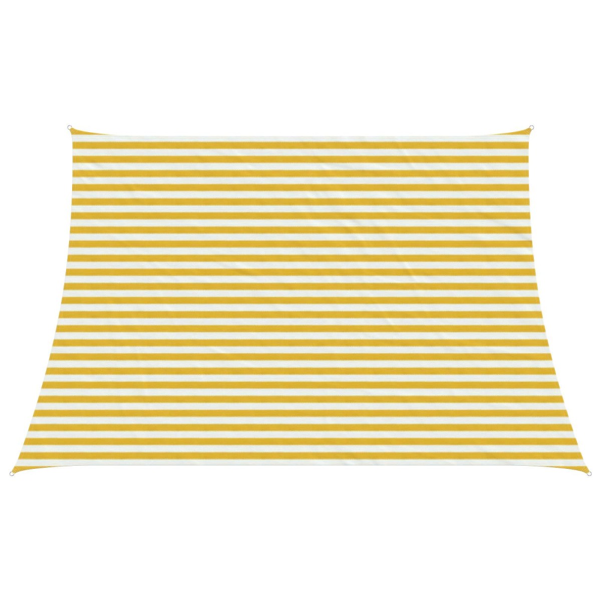 vidaXL Ικανότητα Σκίασης Κίτρινο και Λευκό 3 / 4 x 3 m HDPE