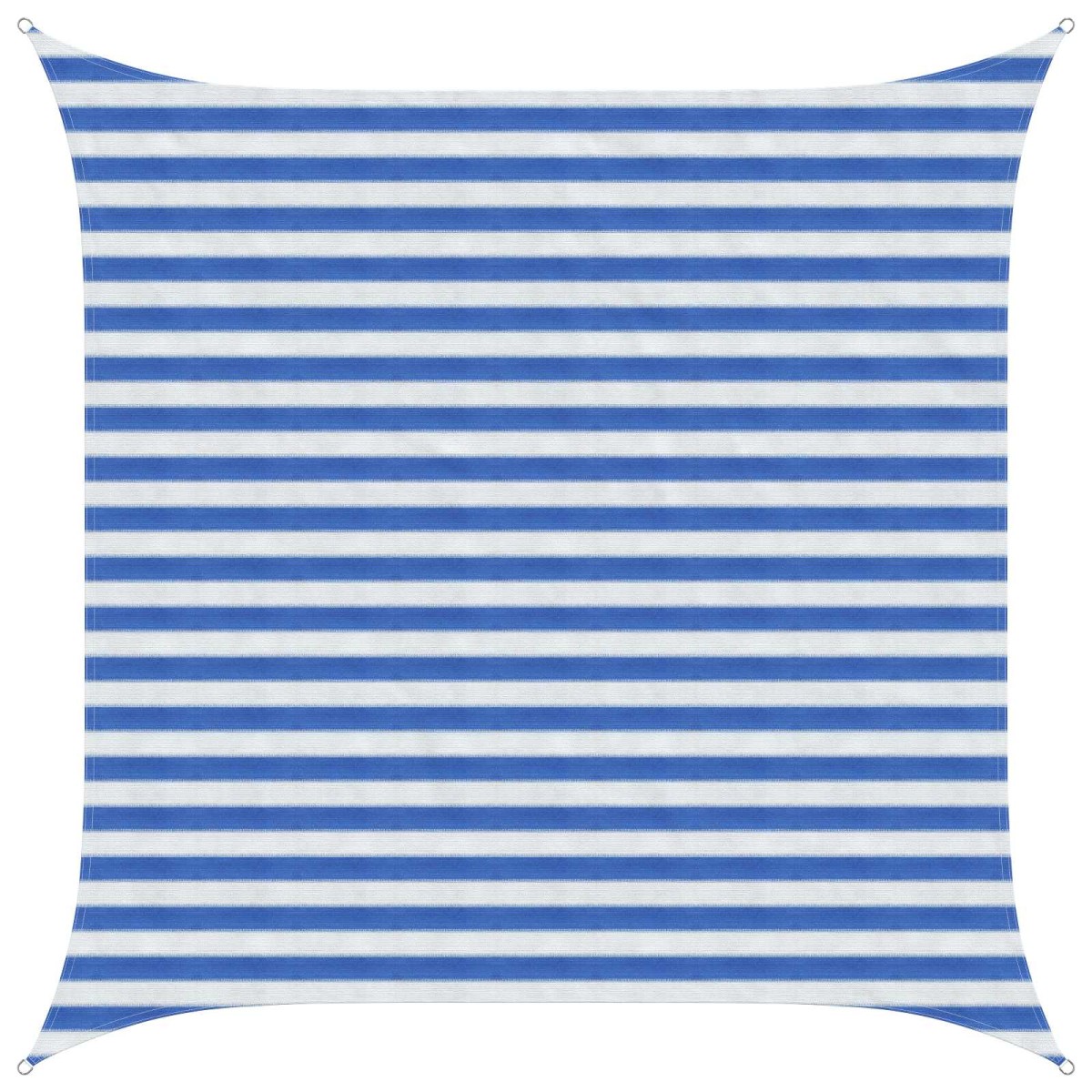 vidaXL Ικανότητα Σκίασης Μπλε και άσπρο 2,5 x 2,5 m HDPE