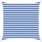 vidaXL Ικανότητα Σκίασης Μπλε και άσπρο 2,5 x 2,5 m HDPE