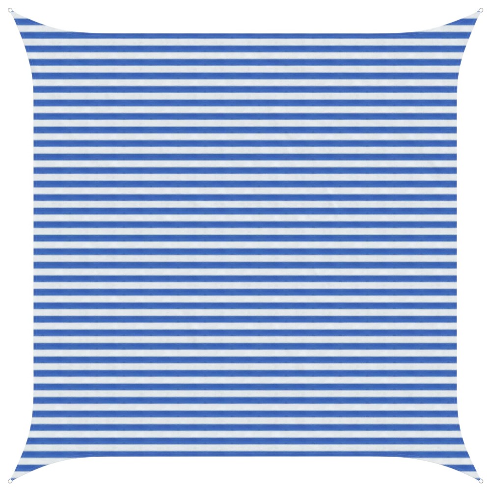 vidaXL Ικανότητα Σκίασης Μπλε και άσπρο 4,5 x 4,5 m HDPE