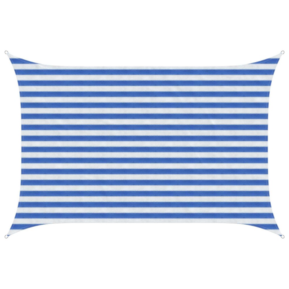 vidaXL Ικανότητα Σκίασης Μπλε και άσπρο 2 x 2,5 m HDPE