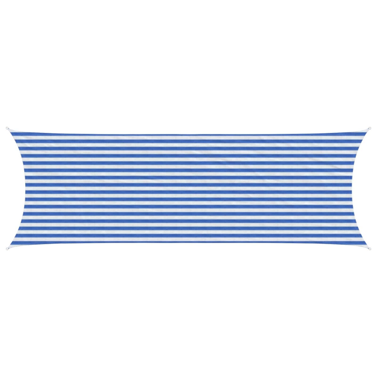 vidaXL Ικανότητα Σκίασης Μπλε και άσπρο 2 x 6 m HDPE