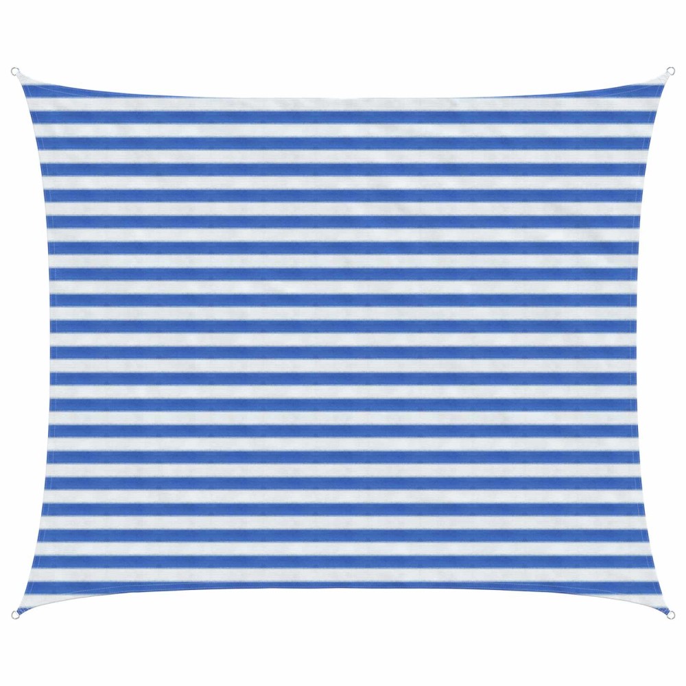 vidaXL Ικανότητα Σκίασης Μπλε και άσπρο 2,5 x 4 m HDPE