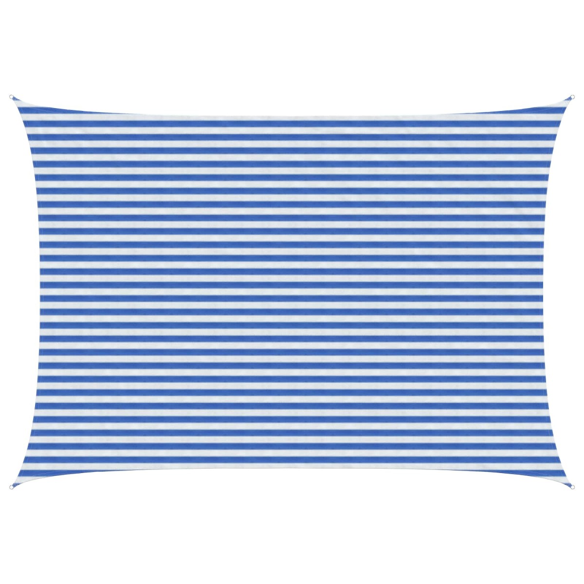vidaXL Ικανότητα Σκίασης Μπλε και άσπρο 3,5 x 4,5 m HDPE