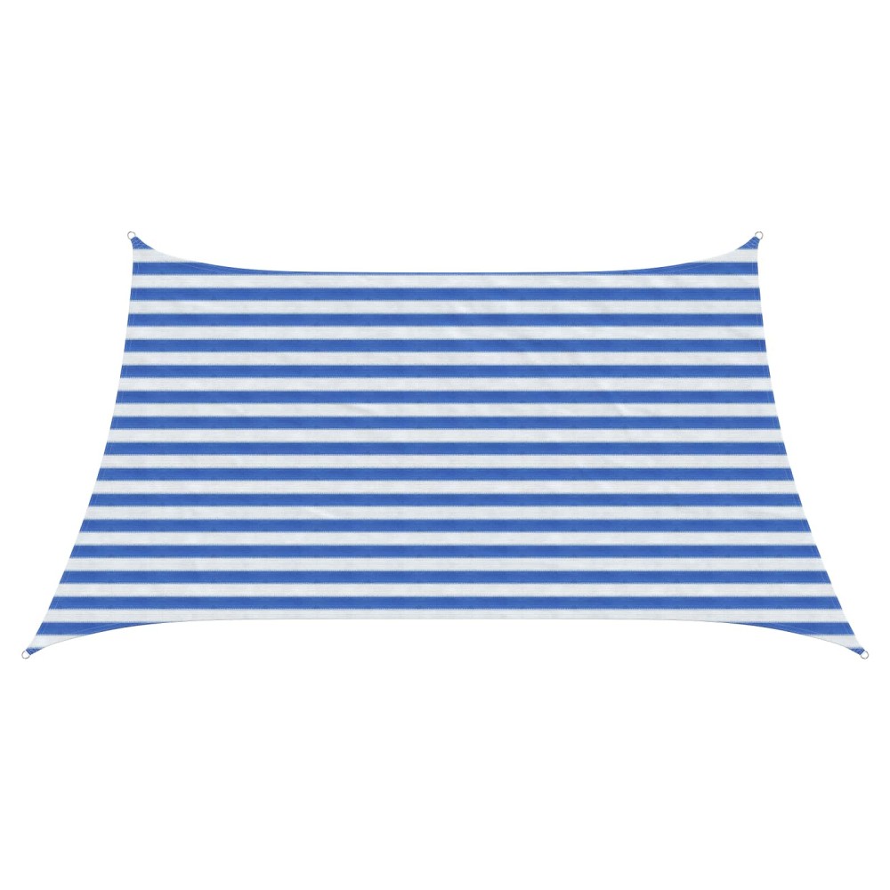 vidaXL Ικανότητα Σκίασης Μπλε και άσπρο 3 / 4 x 2 m HDPE