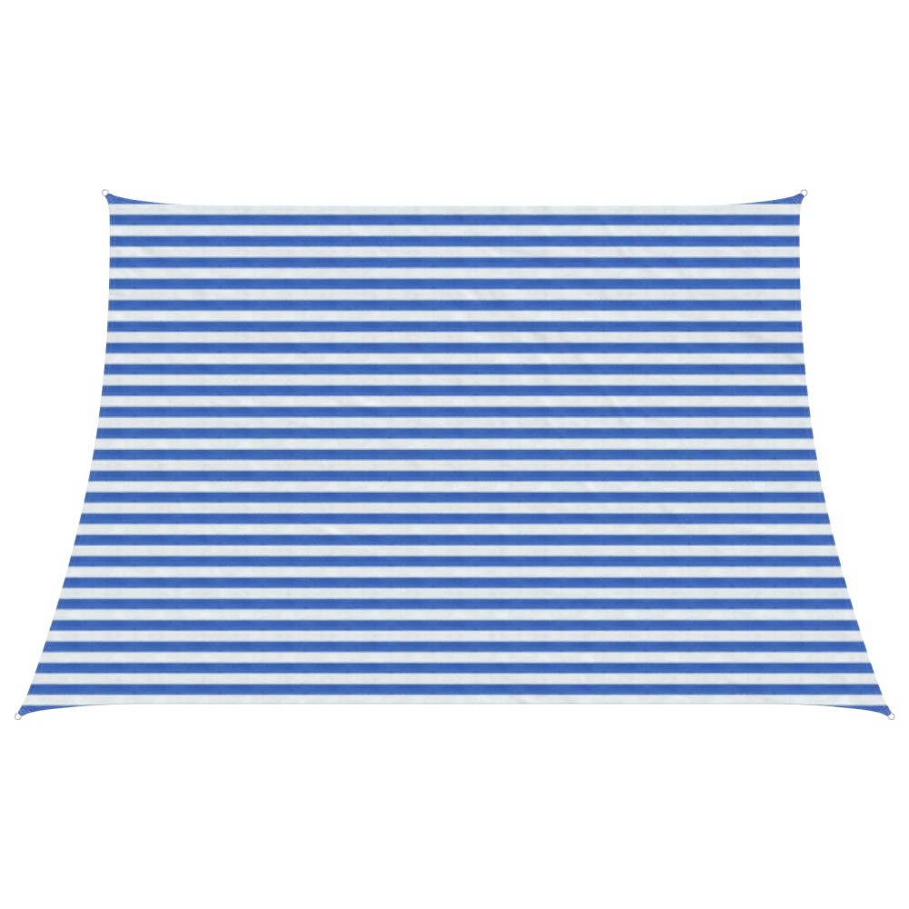 vidaXL Ικανότητα Σκίασης Μπλε και άσπρο 3 / 4 x 3 m HDPE